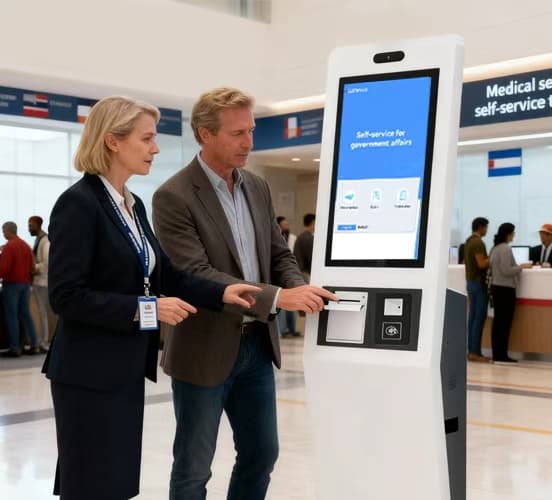 Self-Transact Terminal in public service